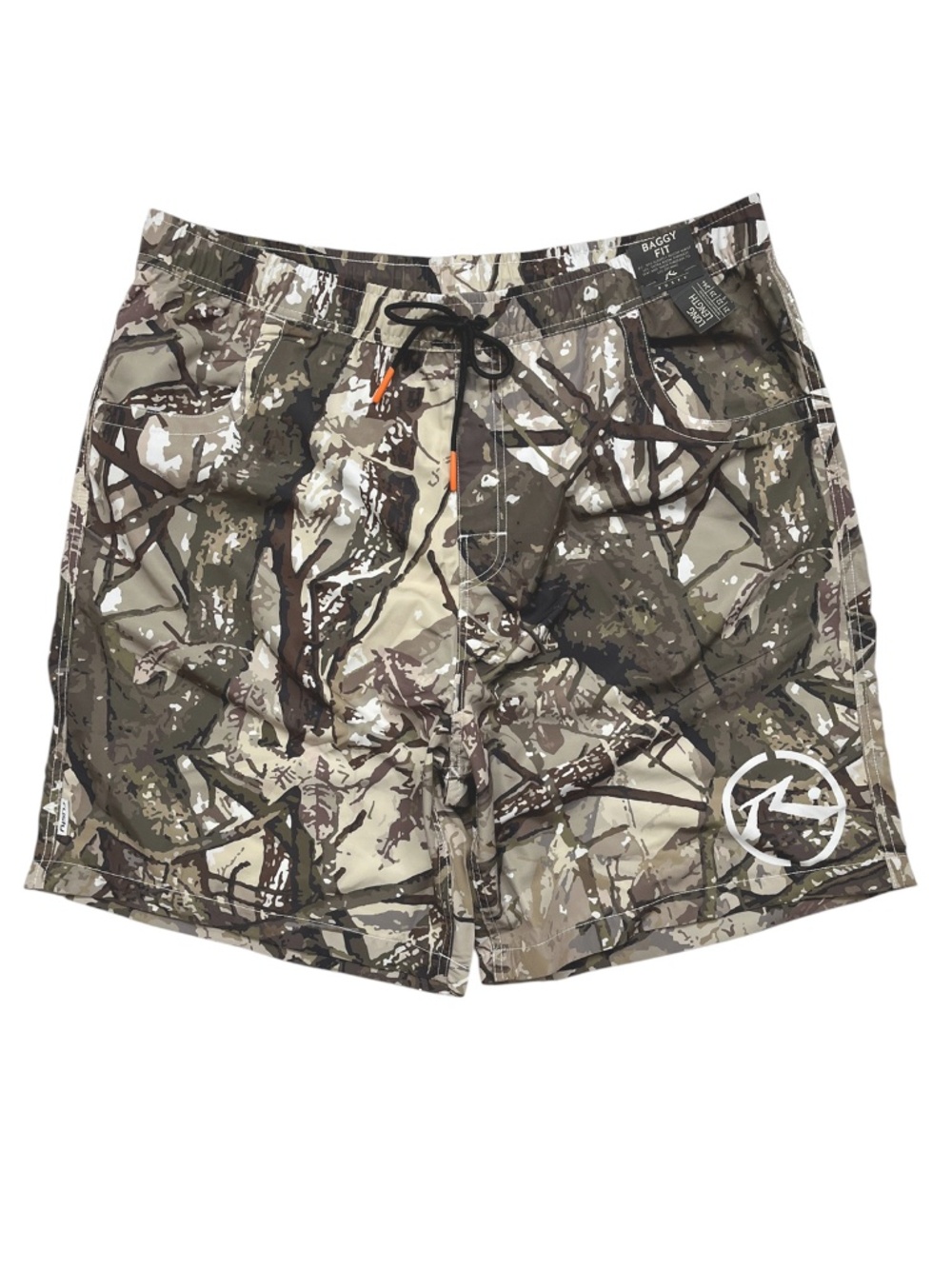 Rusty Baggy Fit Elastic Waist Camo Boardshorts NWT Men’s XXL